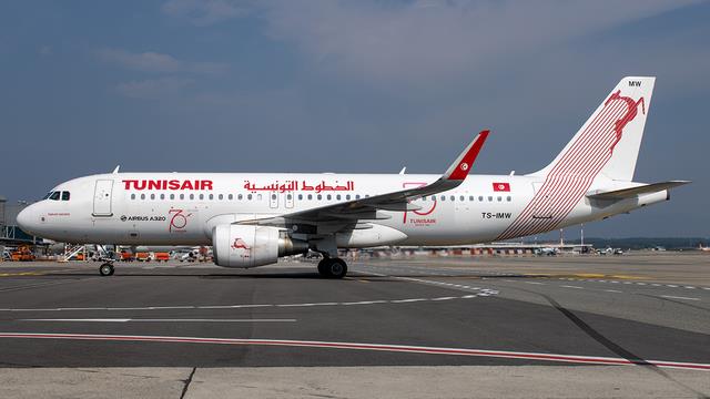 TS-IMW:Airbus A320-200:Tunisair
